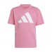 ADIDAS LK BL TEE JC9718 ΠΑΙΔΙΚΗ ΒΑΜΒΑΚΕΡΗ ΜΠΛΟΥΖΑ T.Shirt ΚΟΡΙΤΣΙ ΡΟΖ